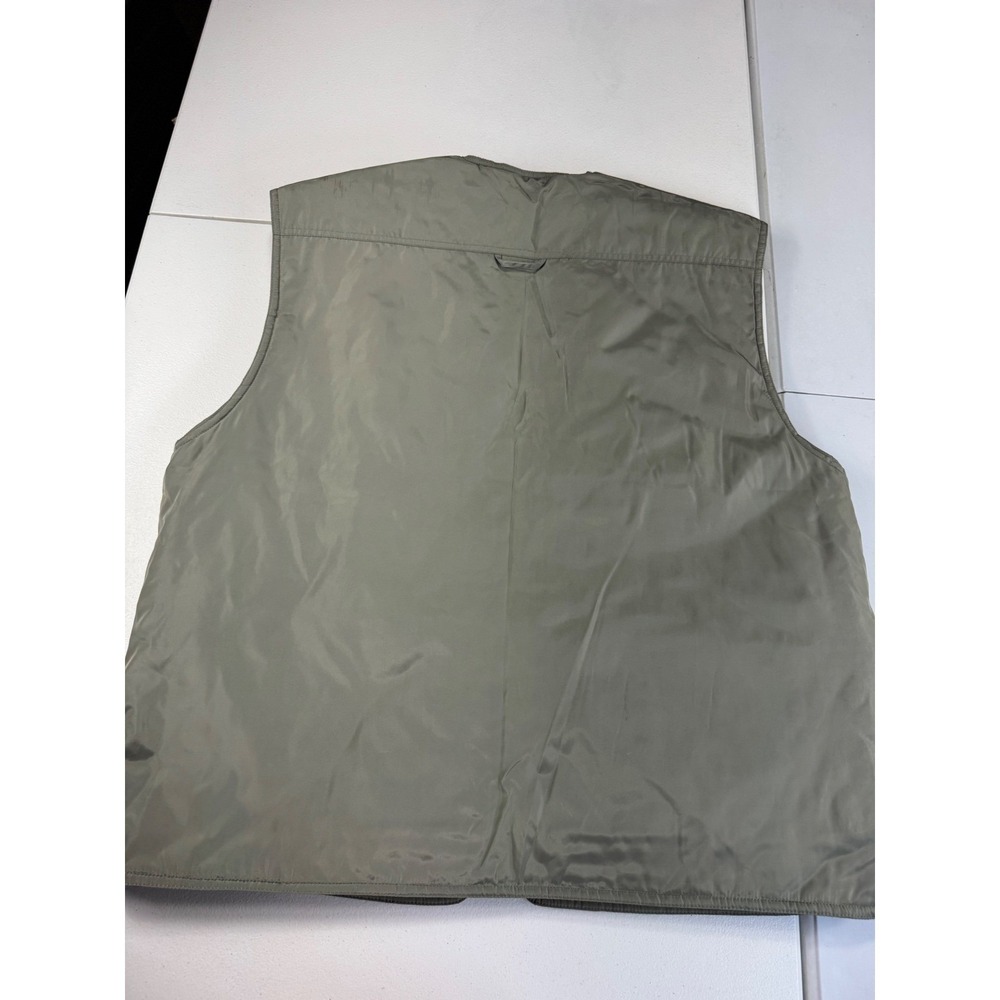 Pacsun Los Angeles Utility Vest Olive Green Tactical Pockets Sleeveless L - Picture 2 of 11